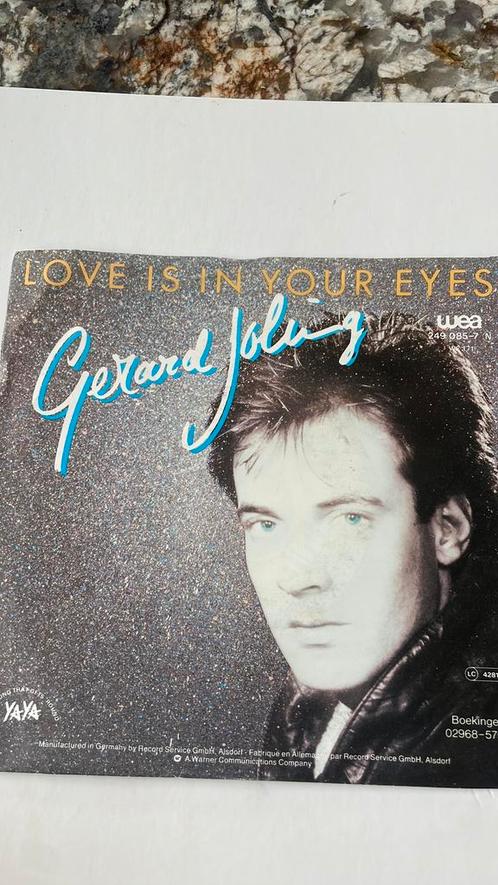 Hitnr:GERARD JOLING:”Love is in your Eyes”NoStringsAttached, Cd's en Dvd's, Vinyl | Pop, Gebruikt, 1980 tot 2000, Overige formaten