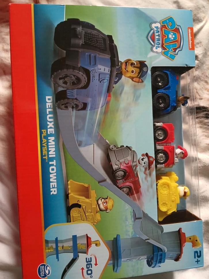 Paw Patrol de luxe minitower speelset., Kinderen en Baby's, Speelgoed | Actiefiguren, Nieuw, Ophalen of Verzenden