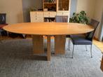 Ovale eiken eettafel, Ophalen, Gebruikt, 100 tot 150 cm, Eikenhout