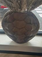 Vaas TURTLE - 51x14x50cm antiek brons, Ophalen, Kunststof, Overige kleuren, 50 tot 75 cm