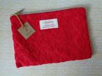Clarins toilettas rood met hart (wit label), Sieraden, Tassen en Uiterlijk, Toilettassen, Ophalen of Verzenden, Nieuw, Rood