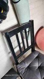 2x keukenstoel, Huis en Inrichting, Stoelen, Ophalen, Gebruikt, Twee, Zwart