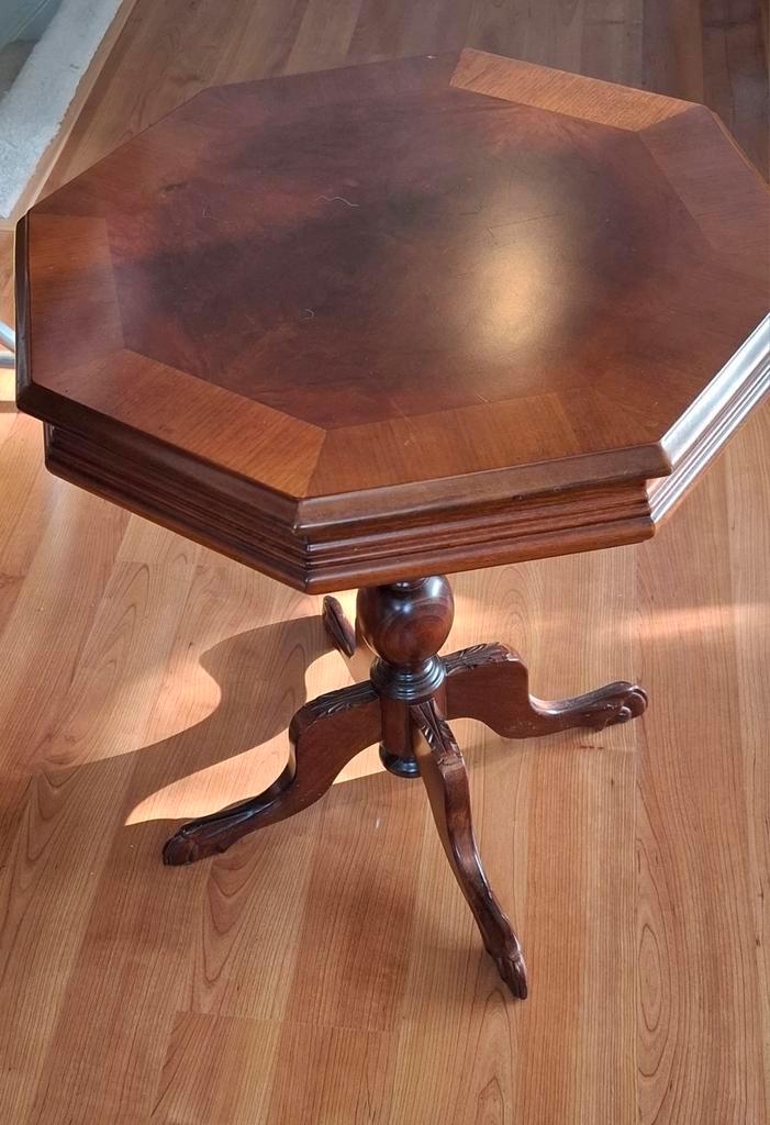 Prachtige wortelnoten bijzettafel of biedermeier tafel, Antiek en Kunst, Antiek | Meubels | Tafels, Ophalen