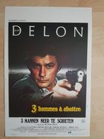 filmaffiche Alain Delon 3 hommes a abattre 1980 filmposter, Verzamelen, Posters, Ophalen of Verzenden, A1 t/m A3, Zo goed als nieuw