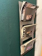 Metalen Tijdschriftenrek Wandmodel, Zo goed als nieuw, Minder dan 100 cm, Metaal, Ophalen