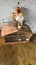Kooi nestkatjes, Dieren en Toebehoren, Vogels | Hokken en Kooien, Ophalen of Verzenden, Zo goed als nieuw, Hout, Vogelkooi