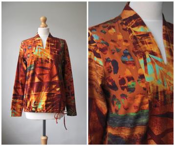 Rossini - NIEUW / rood oranje trui / lange mouwen top maat S beschikbaar voor biedingen