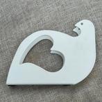 IKEA duif wit metaal houder voor servetten en/of brieven, Antiek en Kunst, Ophalen of Verzenden