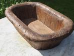 Oude Houten bak, Gebruikt, Schaal, Ophalen of Verzenden, Ovaal