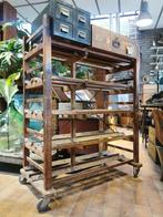 Oud houten bakkersrek, Ophalen