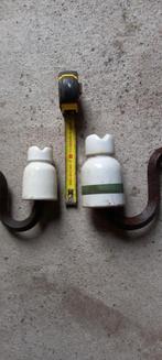 Porselein Isolatoren - 10 Stuks - Diverse Afmetingen, Ophalen of Verzenden