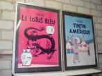 orginele Kuifje Tin Tin posters  72 x 52 cm  ingelijst, Ophalen of Verzenden, Kuifje, Zo goed als nieuw, Plaatje, Poster of Sticker