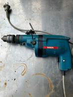 Blauwe bosch boormachine, Doe-het-zelf en Verbouw, Gereedschap | Boormachines, Boormachine, Gebruikt, Ophalen of Verzenden, Minder dan 400 watt