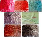 Pashmina's prachtige sjaals shawls kleurverloop, Verzenden, Nieuw, Maat 46/48 (XL) of groter, Sjaal