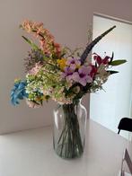 Kunst bloemen boeket inclusief vaas, Huis en Inrichting, Ophalen, Zo goed als nieuw