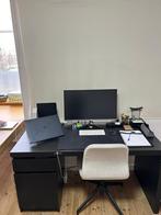 Home desk office and chair, Huis en Inrichting, Bureaus, In hoogte verstelbaar, Zo goed als nieuw, Ophalen, Bureau