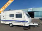 Hobby De luxe Easy 440 bj 2004 +voortent luifel stalling, Hobby, Tot en met 2, Bedrijf, Treinzit