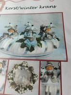 Patroon kerst winterkrans, Ophalen of Verzenden, Nieuw, Figuurtje(s)