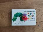 Rupsje Nooitgenoeg met vingerpopje - Eric Carle, Boeken, Ophalen of Verzenden, Zo goed als nieuw, Eric Carle, Uitklap-, Voel- of Ontdekboek