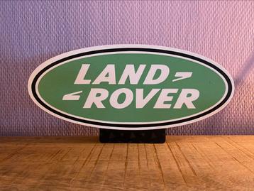 Land Rover led lichtreclame met usb aansluiting.