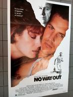 Originele Amerikaanse Bioscoop Poster "No Way Out" (1987), Rechthoekig Staand, Deurposter of groter, Ophalen of Verzenden, Zo goed als nieuw