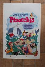 filmaffiche Walt Disney Pinocchio filmposter, Rechthoekig Staand, Ophalen of Verzenden, Zo goed als nieuw, A1 t/m A3