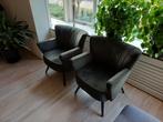 Velvet Fauteuils - Set van 2, Huis en Inrichting, Fauteuils, Ophalen, 75 tot 100 cm, Zo goed als nieuw, Stof