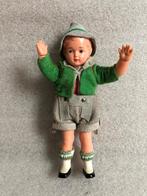 Oud Beierse Jongen Popje Vilt 13 cm, Verzamelen, Poppen, Ophalen of Verzenden, Gebruikt, Pop