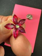 Pin broche fel roze, Sieraden, Tassen en Uiterlijk, Broches, Overige materialen, Minder dan 4 cm, Ophalen of Verzenden, Zo goed als nieuw