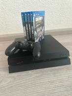 PlayStation 4 + Controller + 4 Games, Spelcomputers en Games, Spelcomputers | Sony PlayStation 4, Ophalen of Verzenden, Gebruikt