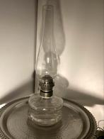 Glazen olielamp, Antiek en Kunst, Antiek | Lampen, Ophalen