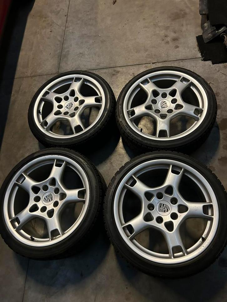 Porsche lobster claw wielen 19”, Auto-onderdelen, Banden en Velgen, Banden en Velgen, Winterbanden, 19 inch, Personenwagen, Ophalen