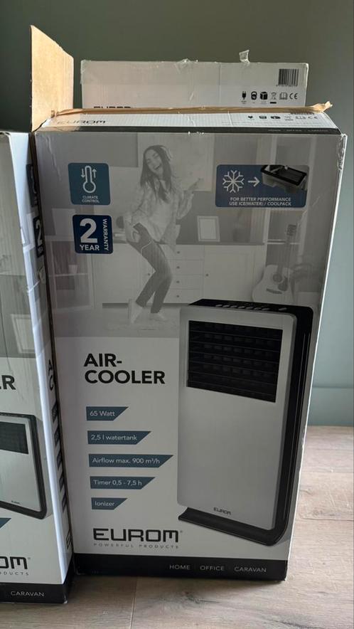 Eurom Air-Cooler – Mobiele Luchtkoeler - Airco, Witgoed en Apparatuur, Airco's, Zo goed als nieuw, Minder dan 60 m³, Timer, Verzenden
