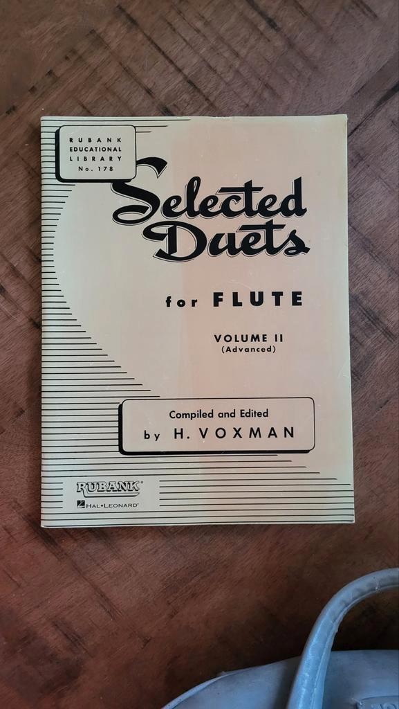Blamuziek voor Fluit - Rubank Selected Duets Vol. II, Muziek en Instrumenten, Bladmuziek, Ophalen of Verzenden