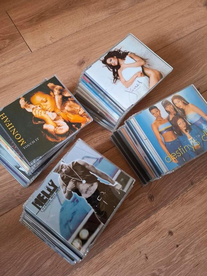 Kleine verzameling cd's en cd-singles, R&B e.a., Cd's en Dvd's, Cd's | Overige Cd's, Zo goed als nieuw, Ophalen of Verzenden
