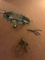 Vintage Metalen Kroonluchter, Antiek en Kunst, Ophalen, Overige materialen