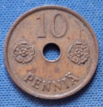 Finland 10 pennia 1941 Km 33.1 beschikbaar voor biedingen