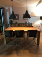 Teak eettafel afmeting 200x100x79cm, Huis en Inrichting, Tafels | Eettafels, Ophalen, Gebruikt, 100 tot 150 cm, Teakhout