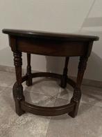 Houten bijzettafel, Ophalen, Gebruikt, Rond