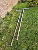 Waslijn palen, Doe-het-zelf en Verbouw, Metalen, Ophalen of Verzenden