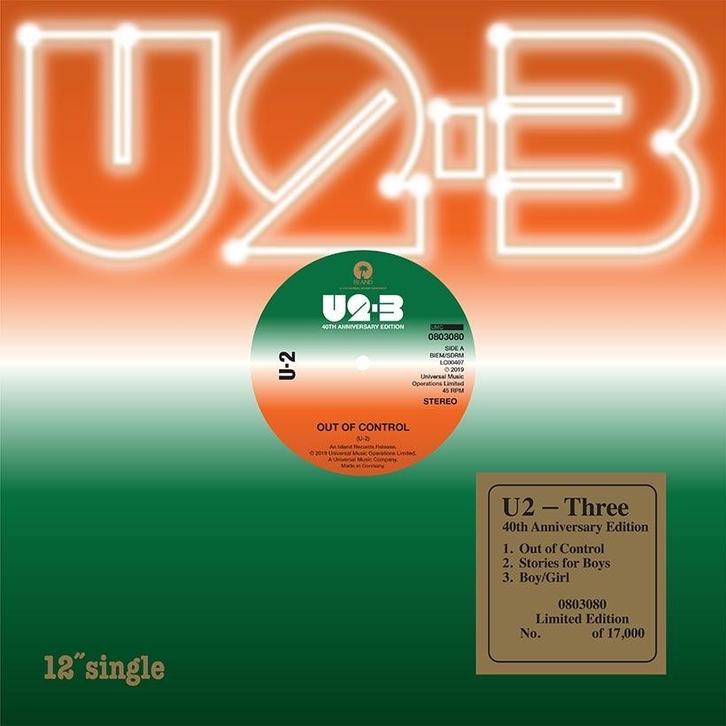 Vinyl Maxisingle U2 3 Three NUMBERED RSD 2019 NIEUW, Cd's en Dvd's, Vinyl | Pop, Nieuw in verpakking, 2000 tot heden, 12 inch