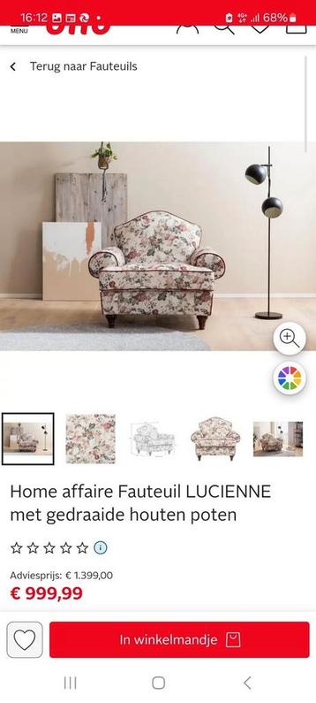 Fauteuil 1 jaar oud  beschikbaar voor biedingen