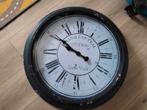 Industriële wandklok 65 cm diameter, Ophalen, Zo goed als nieuw, Wandklok