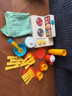 Fisher price fornuisje uit 1978 compleet,, Kinderen en Baby's, Speelgoed | Fisher-Price, Ophalen of Verzenden, Gebruikt, Speelset
