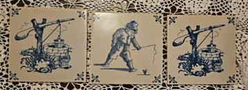 Oude mosa Tegels (2 stuks) beschikbaar voor biedingen