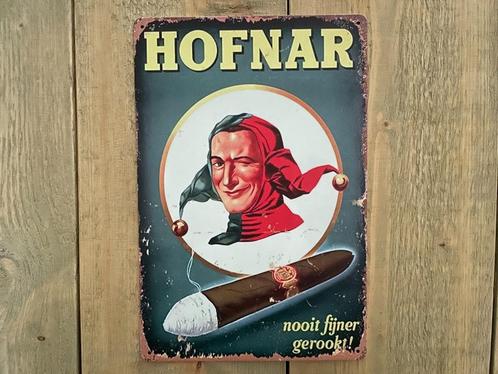 Reclamebord Hofnar Nooit fijner gerookt 20x30, Verzamelen, Merken en Reclamevoorwerpen, Zo goed als nieuw, Reclamebord, Ophalen of Verzenden