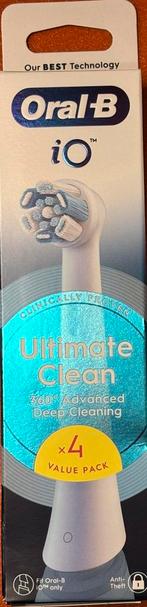 Oral-B iO opzetborstels Ultimate Clean value-pack 4 stuks, Ophalen, Nieuw, Opzetborstel