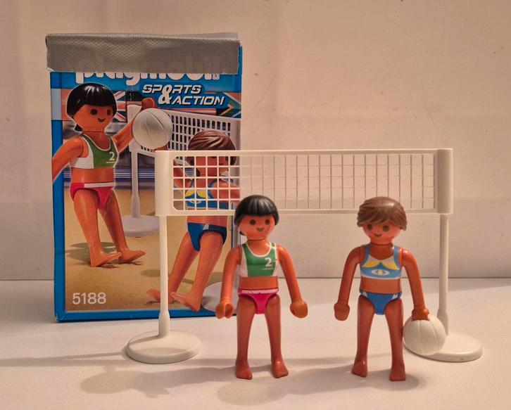 Playmobil - sports & action - 5188 - beach volleybal, Kinderen en Baby's, Speelgoed | Playmobil, Zo goed als nieuw, Complete set