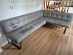 Eetbank / Hoekbank eetkamer, grijs, Henders & Hazel, Ophalen, Gebruikt, Vierpersoons of meer, Hoekbank