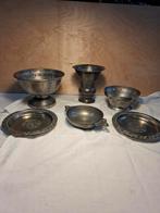 Antiek Tinnen Servies Collectie, Ophalen of Verzenden